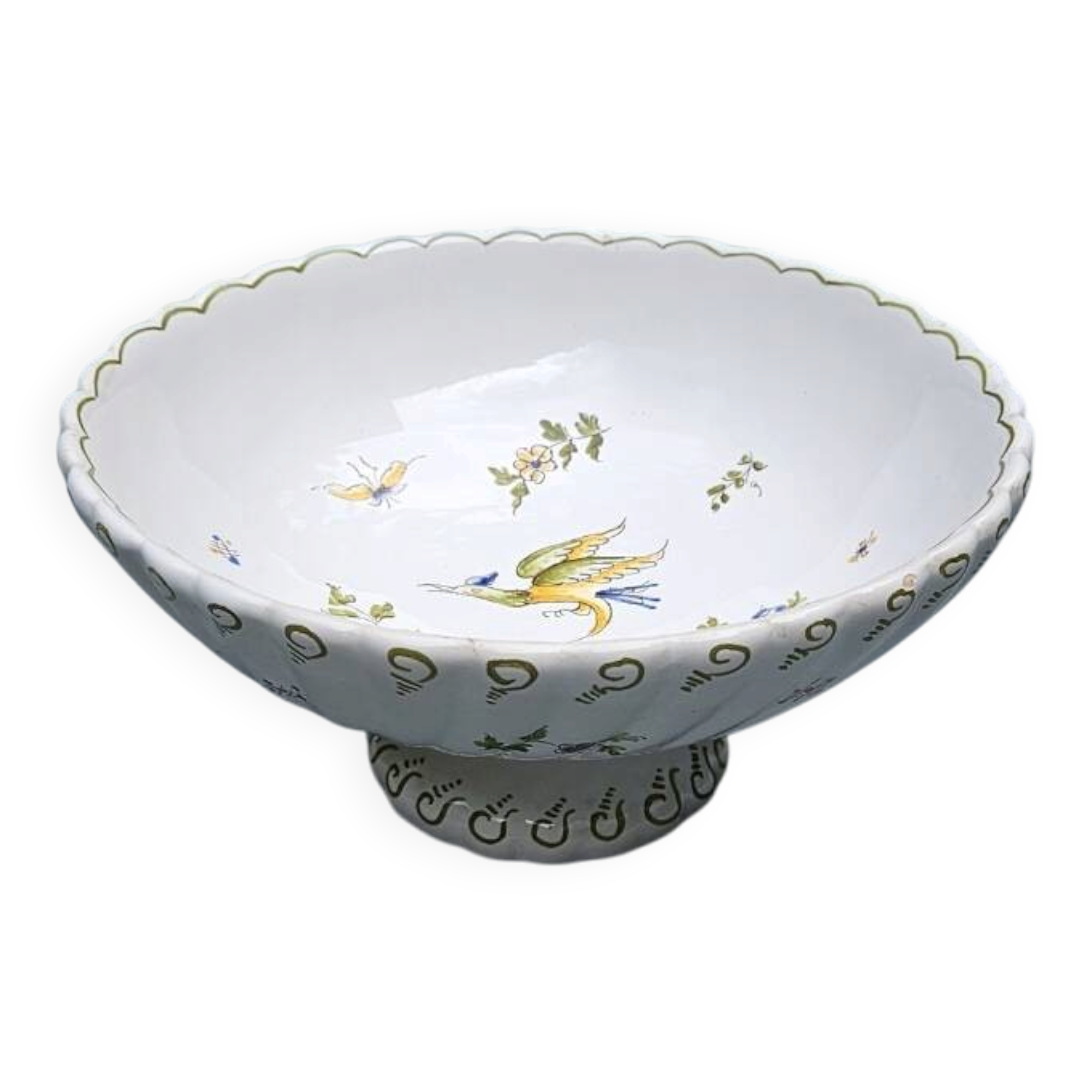 Moustier earthenware plate Atelier Ducros