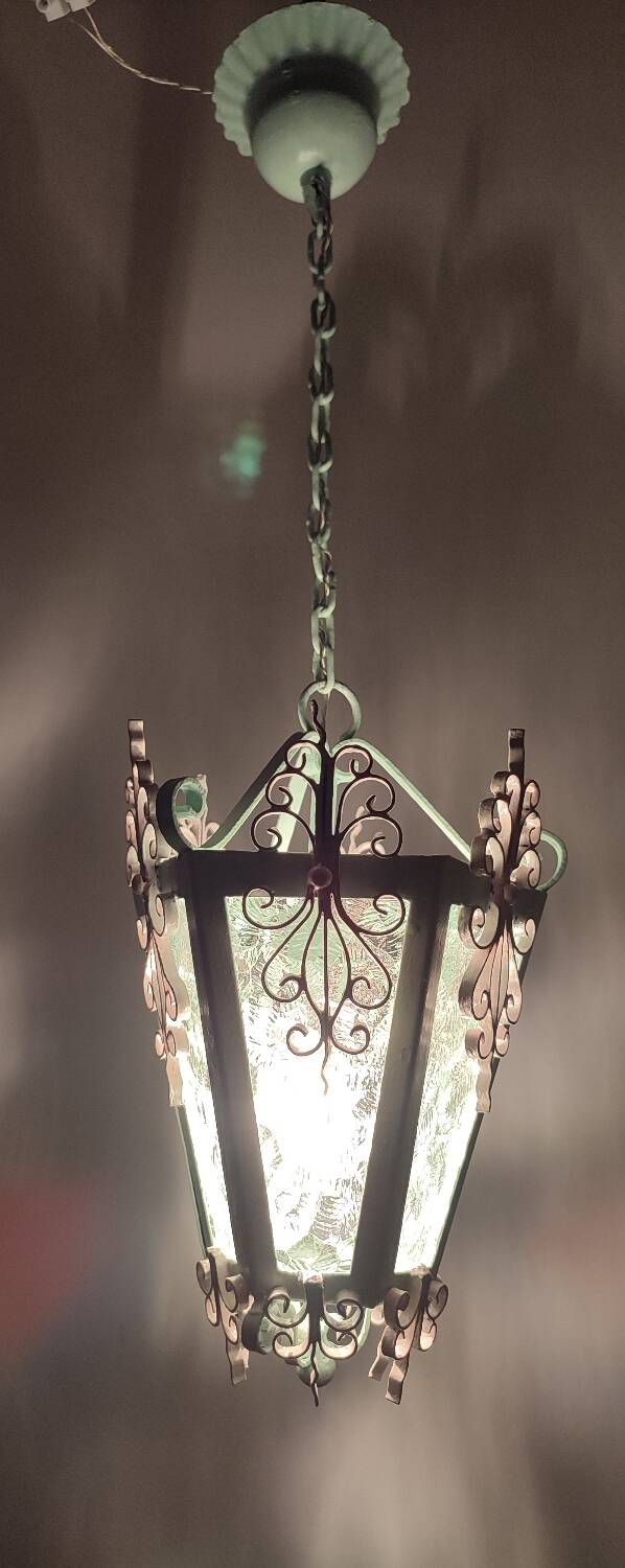 Plafonnier ou lanterne. Espagne, années 1980.