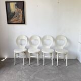Set of 4 Baumann bistro chairs, Mouette model