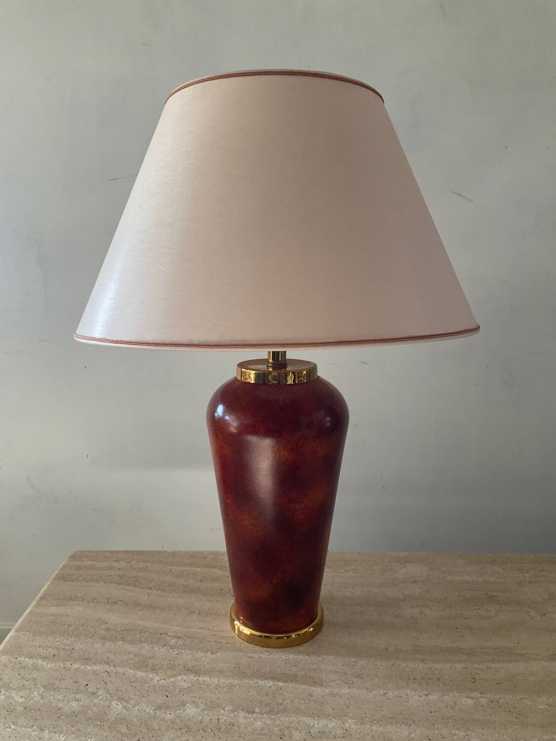 Vintage ceramic lamp from the 70s-80s