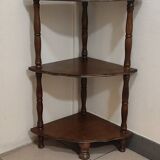 Vintage 3-Tier Corner Shelf