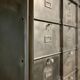 Industrial cladding furniture in brushed and patinated steel
