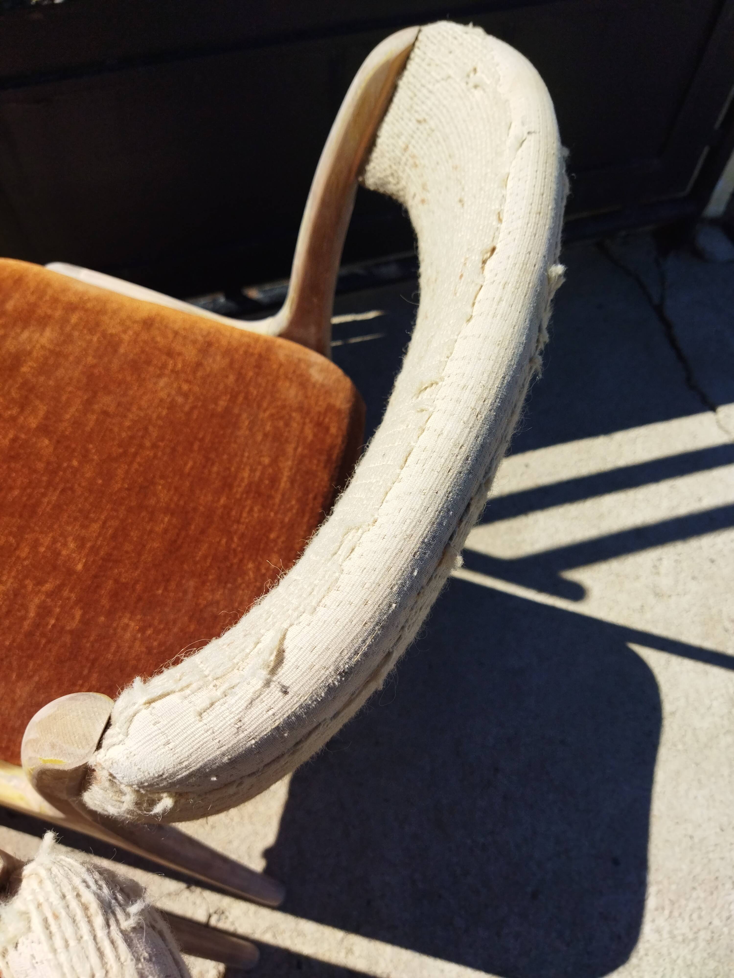 Pair of Baumann gondola chairs