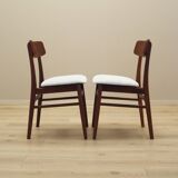 Ensemble de deux chaises en teck, design danois, années 1970, production : Danemark