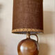 Vintage stoneware lamp