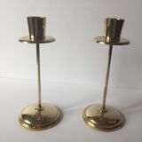 Pair of vintage brass candlesticks
