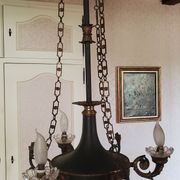 Lustre style empire 6 feux