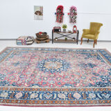 10x13 60s antique large persian rug 307x410cm