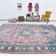10x13 60s antique large persian rug 307x410cm