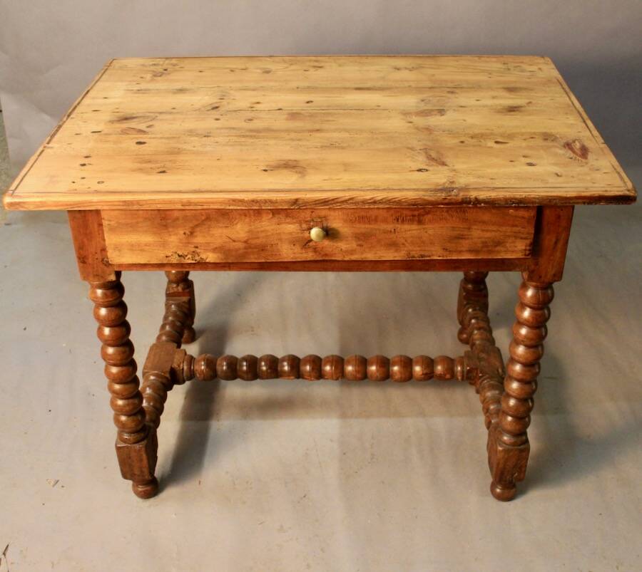 Louis XIII Writing Table with Rosary Feet
