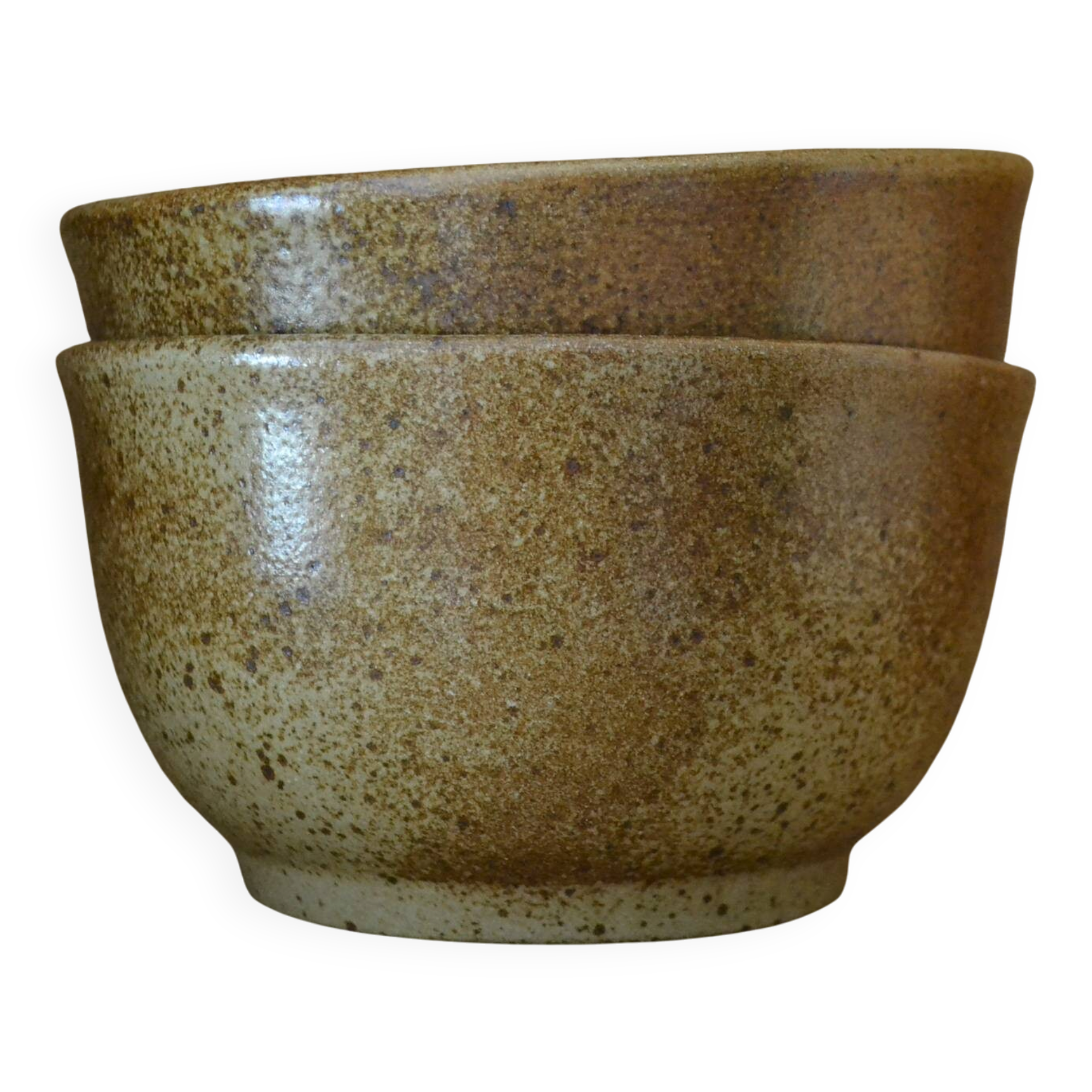 Set of pyrite stone bowls