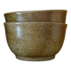 Set of pyrite stone bowls
