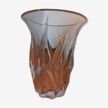 Vase en verre art déco