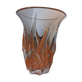 Vase en verre art déco