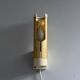 Simple wall light in plexiglass and metal by ERCO, 1970s, Germany.