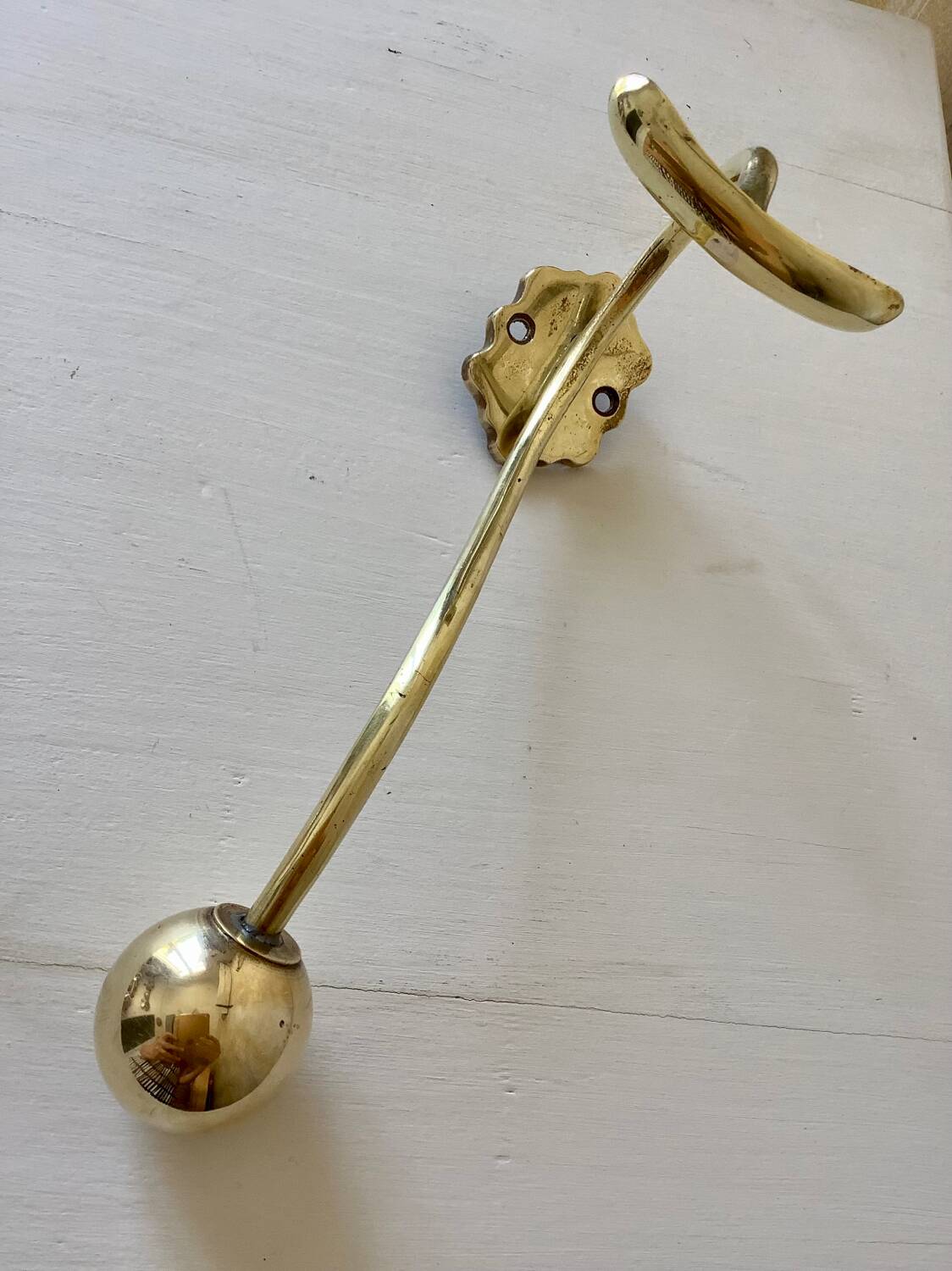 Brass coat rack or coat hook