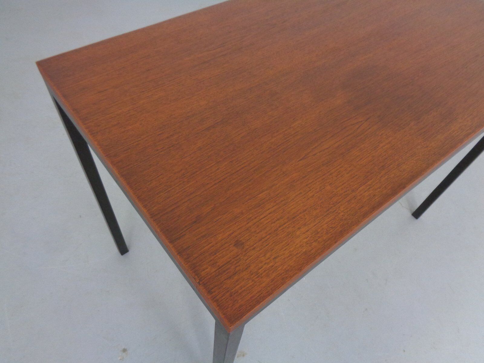 Vintage Teak and Steel Desk, Denmark, 1960s