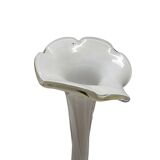Vintage Twisted Opaline Vase, 1970s