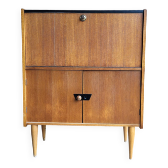 Meuble de rangement secrétaire Années 50-60