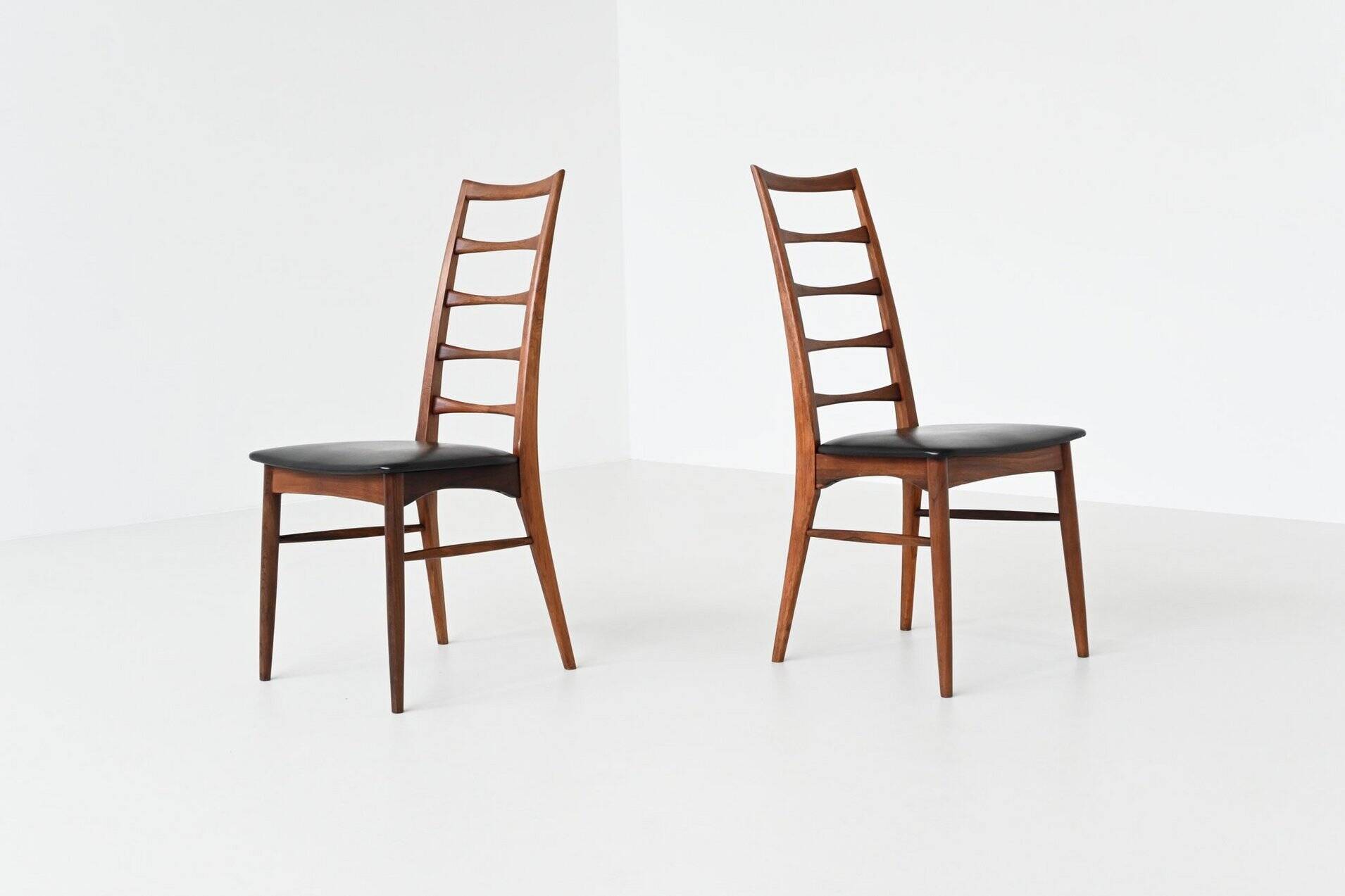 Chaises de salle à manger 'Lis' de Niels Koefoed en palissandre Koefoeds Danemark 1960