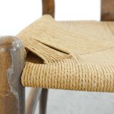 Pair of CH24 wishbone dining chairs by Hans Wegner for Carl Hansen Denmark