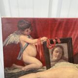 Painting after Velazquez Venus at the Mirror