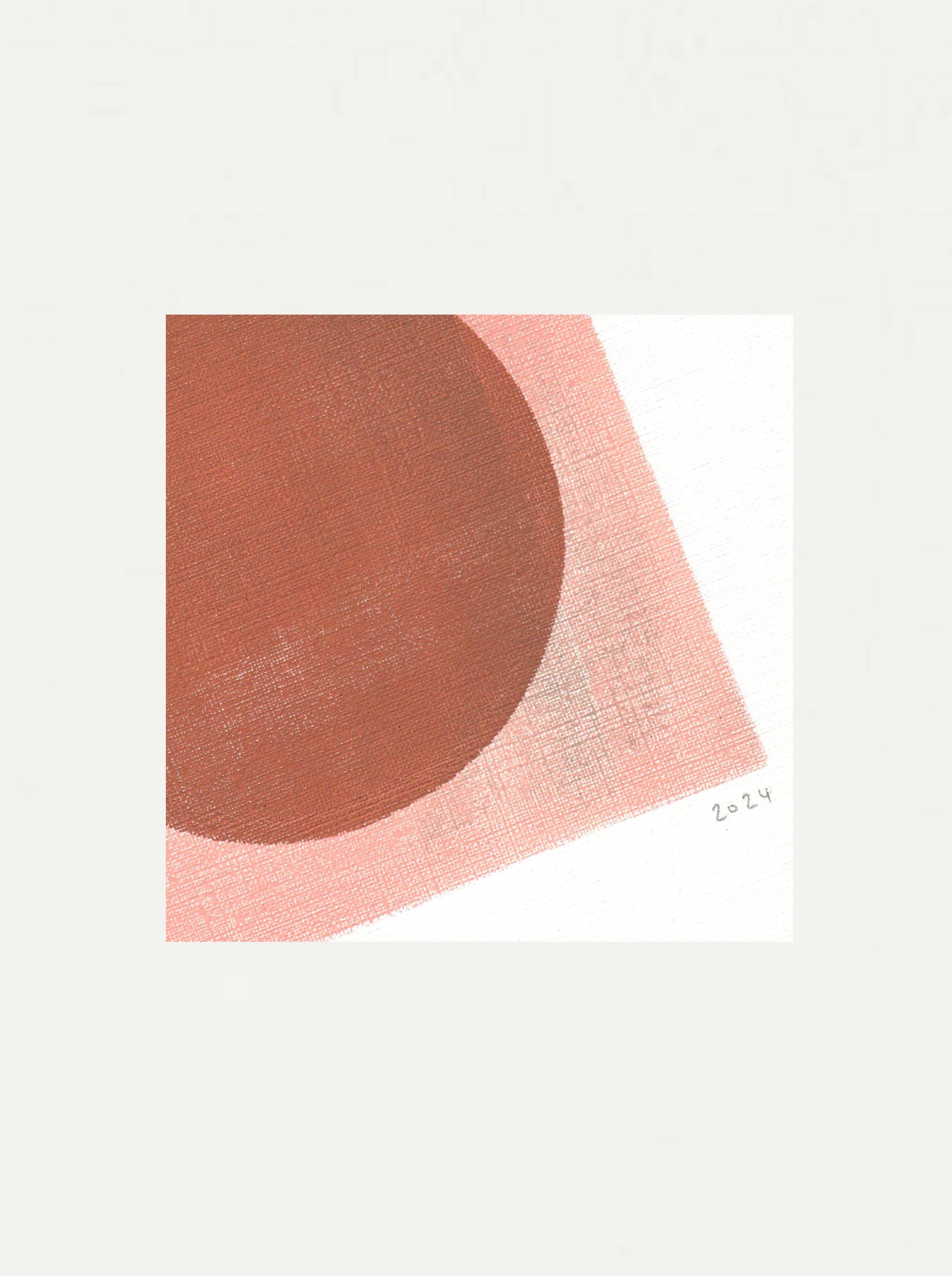 Painting duo on paper -H480 & H482 - signed Eawy