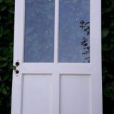 Porte 80x213cm palière vitrée en chêne ancienne