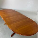 Danish midcentury teak dining table 1960s by Skovby