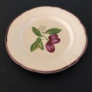 Vintage earthenware dish from Niederviller
