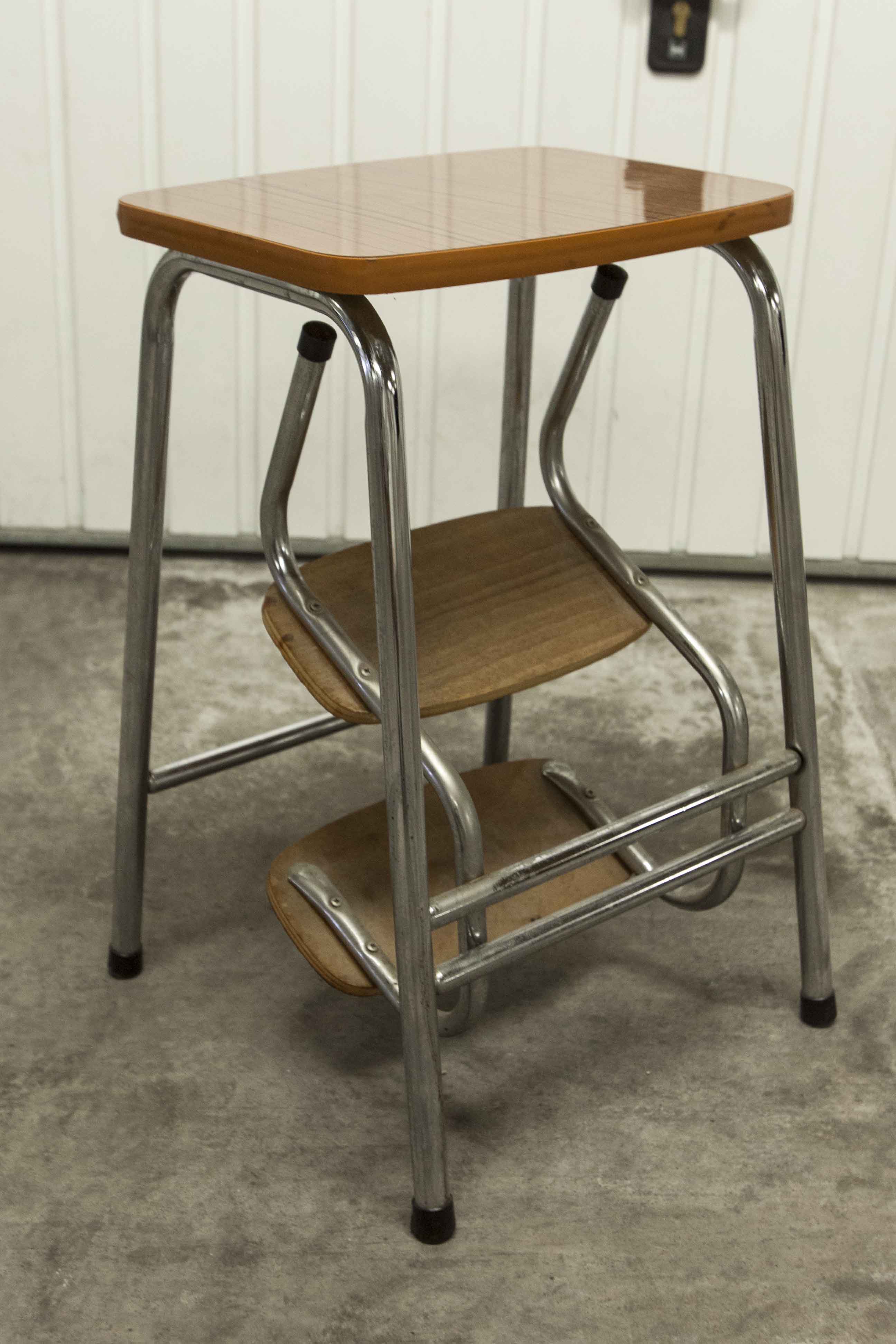 Stepladder stool 3 steps formica