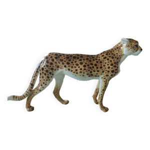 Leopard céramique sculpture - italienne