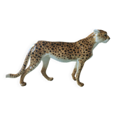 Italian ceramic leopard sculpture
