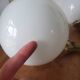 Vintage double opaline wall lamp