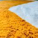 Handmade pure wool Beni Ouraine rug, size 250 x 250 cm