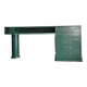 Green antique craft furniture counter