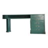 Green antique craft furniture counter