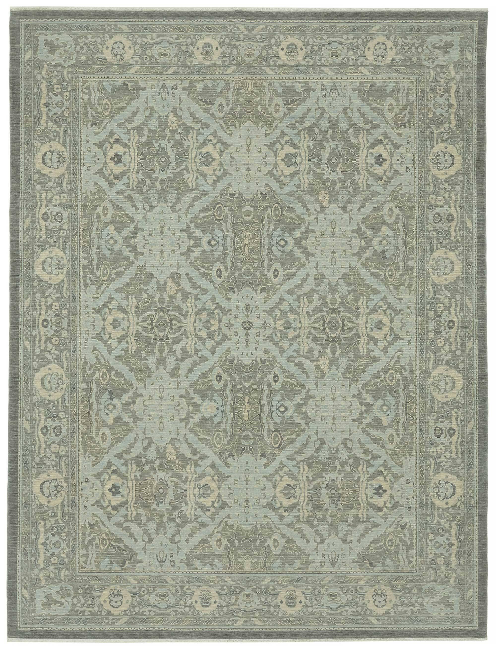 Turkish Handcrafted Loom Oushak Rug 269 cm x 356 cm