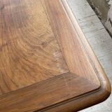 Solid walnut farmhouse castle table 1900 XXL