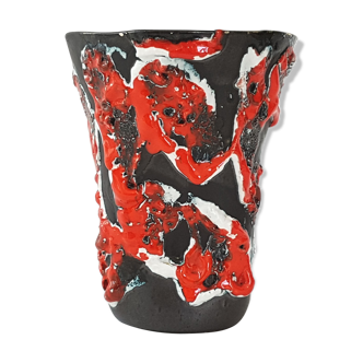 1960 ceramic vase