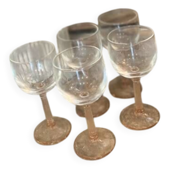 Antique liqueur glasses / vintage tableware