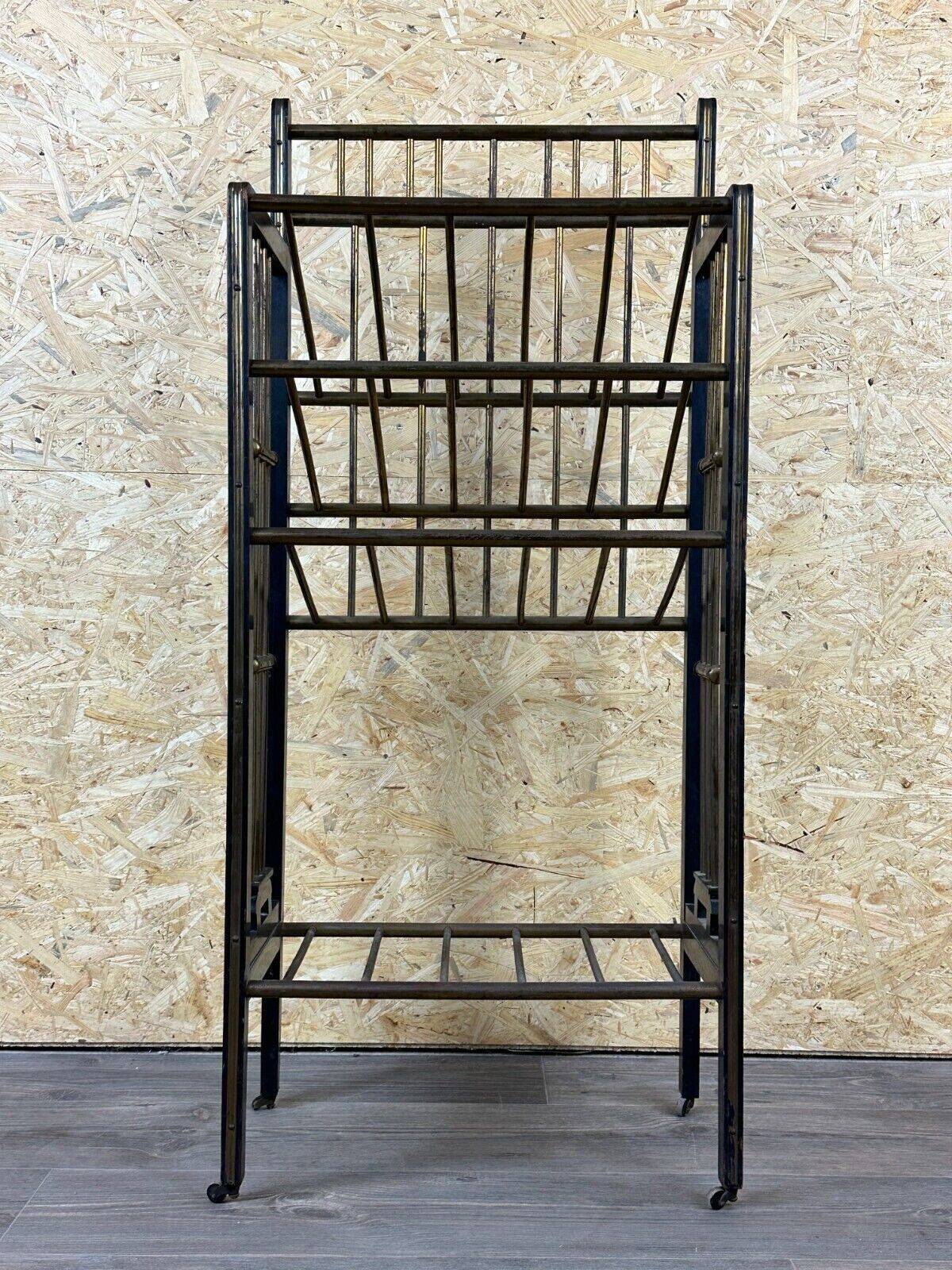 Magazine rack from Wiener Werkstätte Austria made of mahogany & brass around 1900