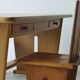 Bureau en chêne double face par Bas van Pelt pour EMS Overschie années 1930