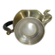 Solid brass teapot, vintage French / 20th century