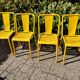Lot de 4 chaises tolix modèle t4