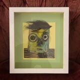 Contemporary painting by Ovidio Wain collage