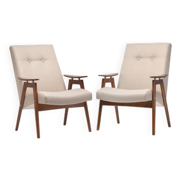 Paire de fauteuils TON type 6950
