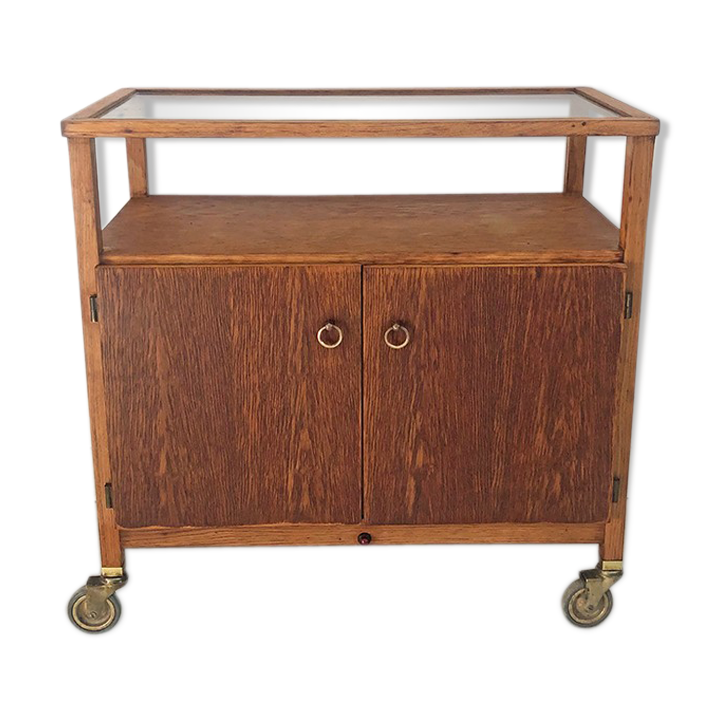 Vintage serving table 60