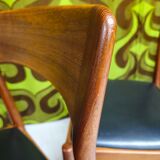 4 Teak Chairs HENNING KJAERNULF 1960"