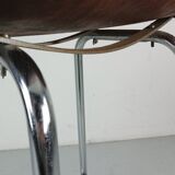Tabouret de bar en cuir pour "Les Arc", 1960